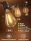 25FT LED Outdoor String Lights with Edison Shatterproof Bulbs, Heavy-Duty and Weatherproof Strand, Commercial Grade Patio Lights, Decorative for Garden or Patio, Black